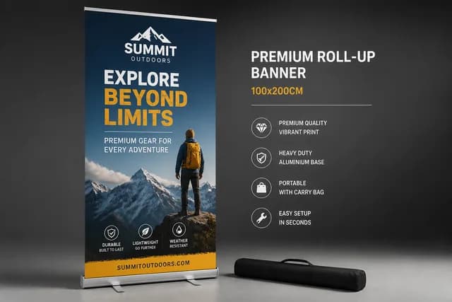 Premium Roll Up (100×200cm)
